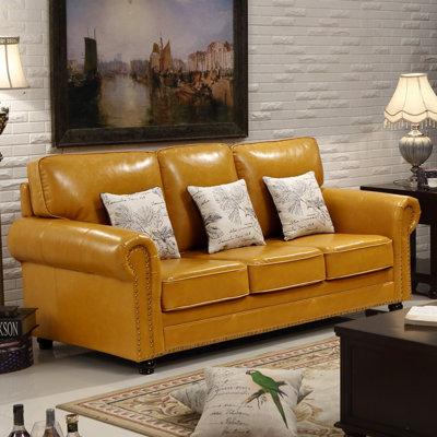 Atrick 84.6'' Rolled Arms Chesterfield Sofa -  Bloomsbury Market, 784C7C52120840388F905AFE0335B535