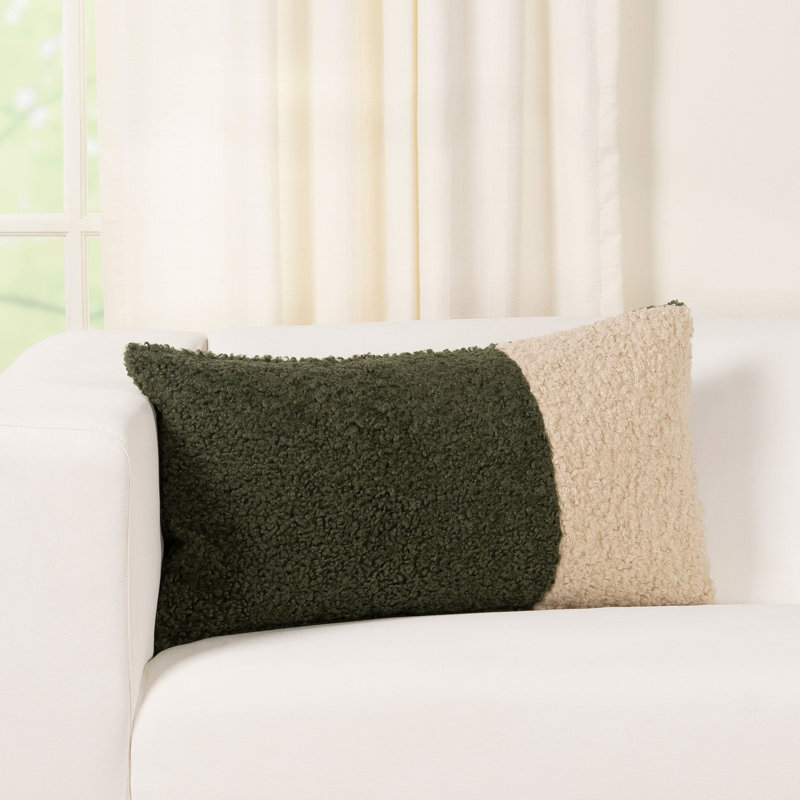 Coussin en polyester Hanka, Feuille de trèfle
