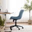 Swivel Adjustable Office Chair Ergonomic Faux Leather Desk Chair with Backrest Comfortable Padded Executive Chair for Home Office, Vanity Room-678384577