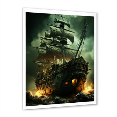 Pirate Ghost Ship 1 - Pirate Wall Decor