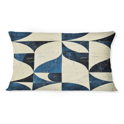Coussin lombaire ivoire Midcentury Shapes II - Midcentury