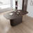 Chiho Dining Table with Thick Top & Vertical Striped Legs-114264813