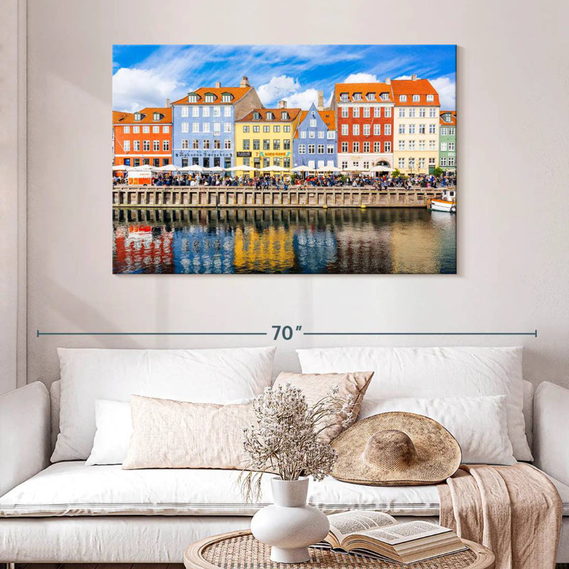 Résidus R camion Nyhavn Copenhagen, H 32 po x l 48 po