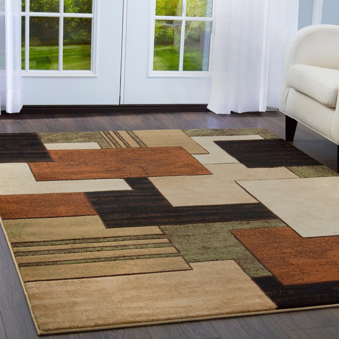 Burle Geometric Indoor Rug Wildon Home®