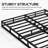 Ndayisenga Metal Box Spring, Basics Mattress Foundation, Heavy Duty Steel Slat Bed Frame, Easy Assembly-1111706424-1075426783