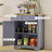 Sideboard with Countertop, Modern Kitchen Storage Cabinet, Coffee Bar Cabinet-935423157
