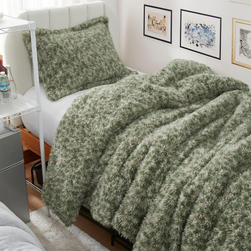 Sir Yes Sir - Coma Inducer Oversized Comforter Set - Combat Green, Twin Extra Long Comforter + 1 Standard Sham