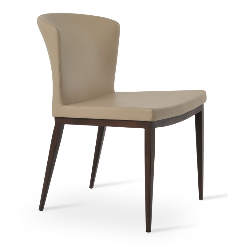 Capri MW Side Chair, Wheat, Walnut