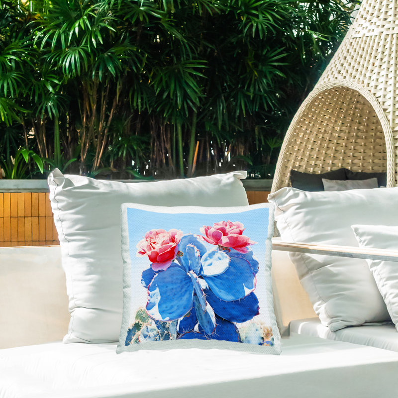 Coussin Blooming Cactus Roses