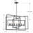 9 - Light Dimmable Geometric Chandelier