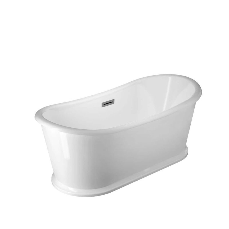 Baignoire de trempage autoportante en acrylique 69 po. X 32 po. Valeta