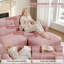 Canapé modulaire en U 3 places Chenille-542218175