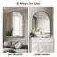 Miroir mural 40 po x 30 po Axia pour salle de bain, salon, entrée-247561399-247561392