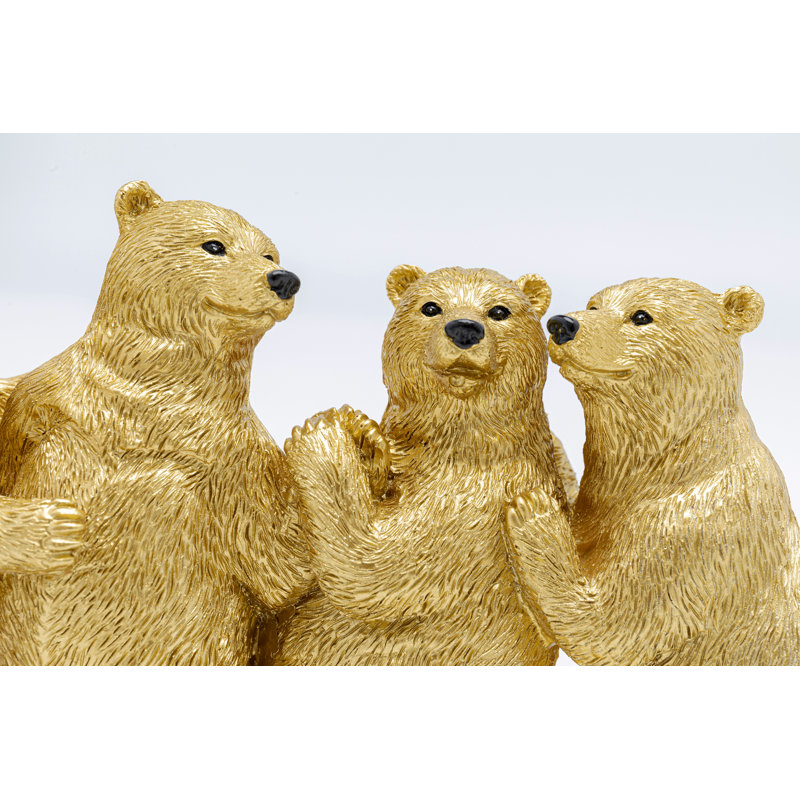 Tipsy Dancing Bears decorative figurine