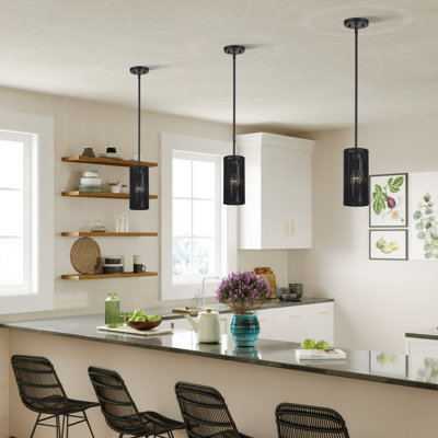 Mata 1 Light Black Mini Pendant