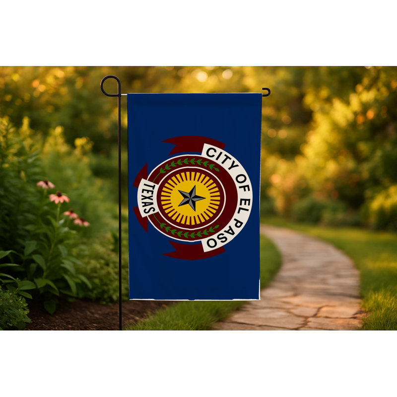 Drapeau de la ville d'El Paso - Drapeau extérieur, 24" H x 36" W