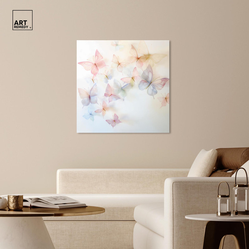 Art sur toile «Gossamer» par Art Remedy, H 40 po x l 40 po x P 1,5 po, Toile tendue