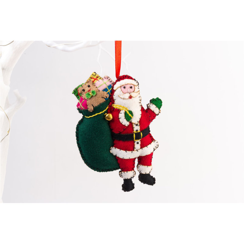 13cm Handmade Fabric People Hanging Figurine Ornament