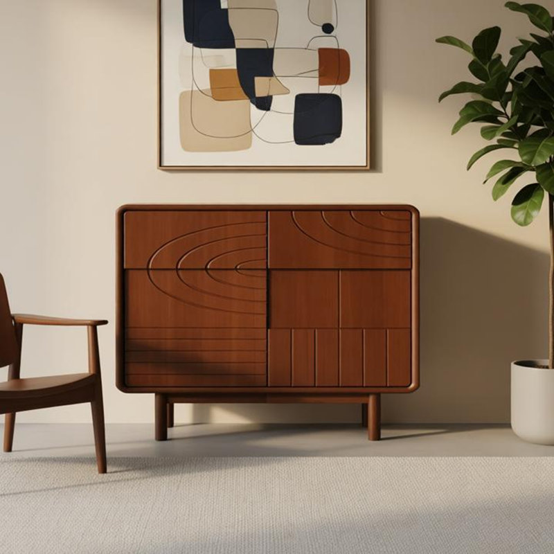 Armoire d'entrée médiévale, Walnut