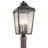 Harpole Stained Glass Lantern Head Post Lantern