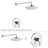 Shower Faucet with Rough-in Valve-42256788