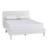  King Size Platform Bed Frame With Upholstered Teddy Velvet Headboard, Sturdy Wood Slats Support & Center Leg, Requires A Mattress To Be Used.-1340836934-1340836930