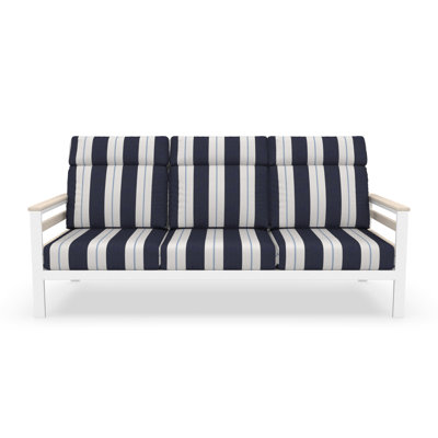 Townsend Metal Outdoor Sofa With Sunbrella Cushion