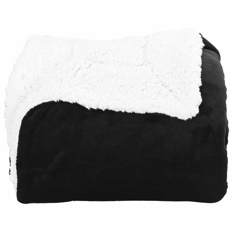 5.3-32 Throw Blanket, Black, 240cm x 220cm
