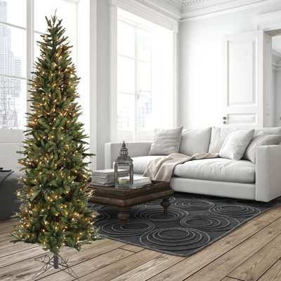 Easy Set-Up 78' Lighted Pine Christmas Tree