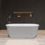 59" X 28" Freestanding Soaking Acrylic Bathtub