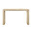 Console 64 po en bois massif pour un décor de salon moderne au fini blé récupéré