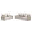 Cooper Linen 5-Seater Sofa with Cupholder