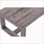 Table basse contemporaine en bois brun gris rustique pour le salon - robuste et facile à assembler