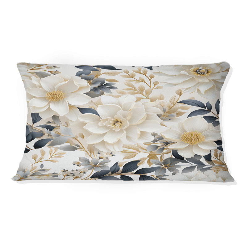 Coussin Ethereal Blooms I - Plants