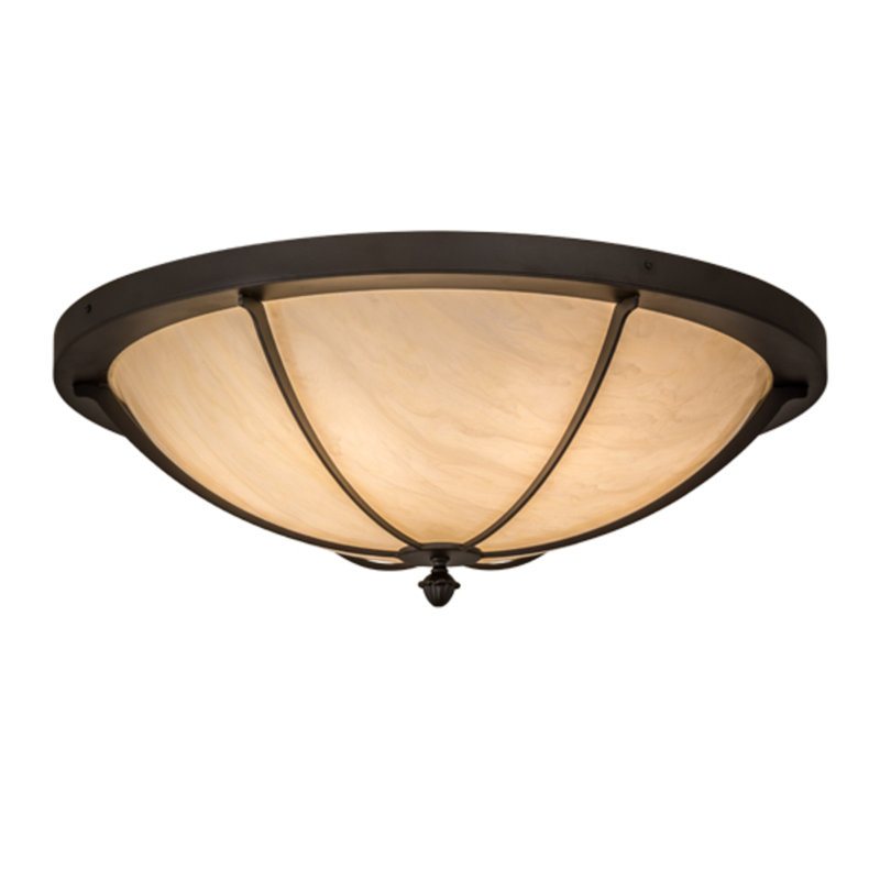 Dominga 6 - Light Flush Mount, Oil Rubbed Bronze, 12" H x 30" W x 30" D