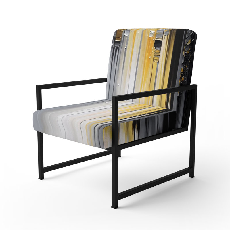 Chaise rembourrée Daidone, Noir, noir, noir, noir