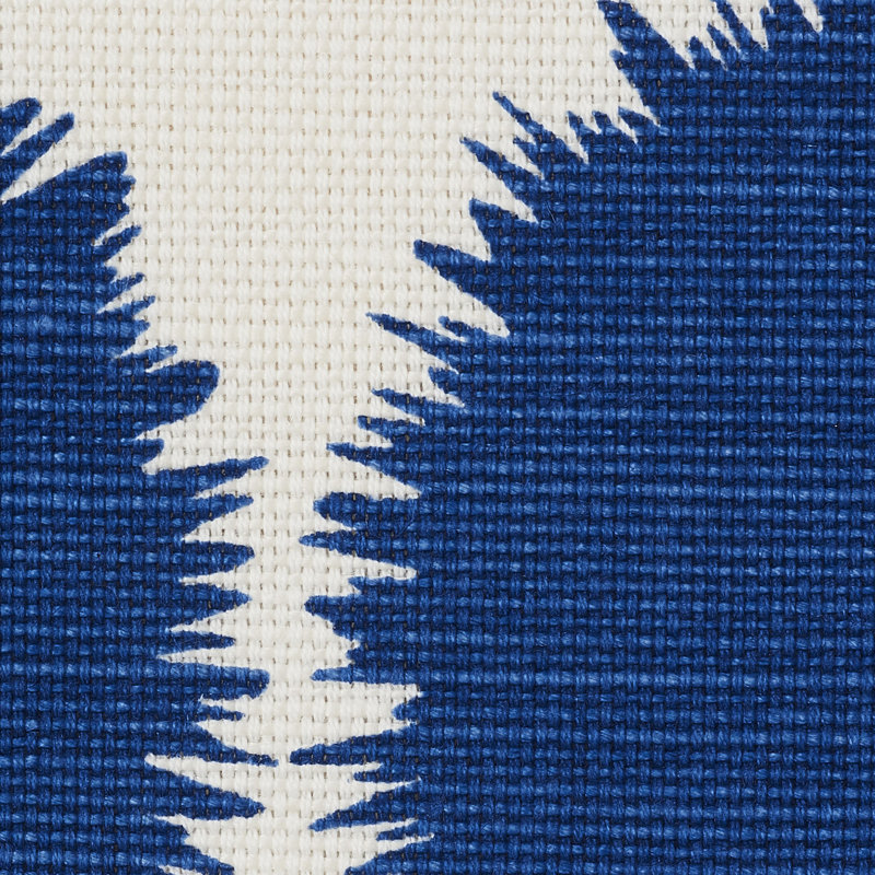 Schumacher x Studio Bon Fuzz Fabric, Navy