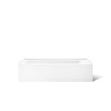 Entity 60 In. X 32 In. Alcove Bath With Right Drain