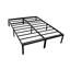 Sommier plateforme moderne en acier noir