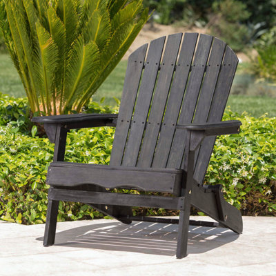 Foldable Acacia Wood Adirondack Chair