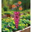 Piquet de jardin en métal 34 po avec finition vibrante multicolore et peinture résistante aux intempéries-126332226
