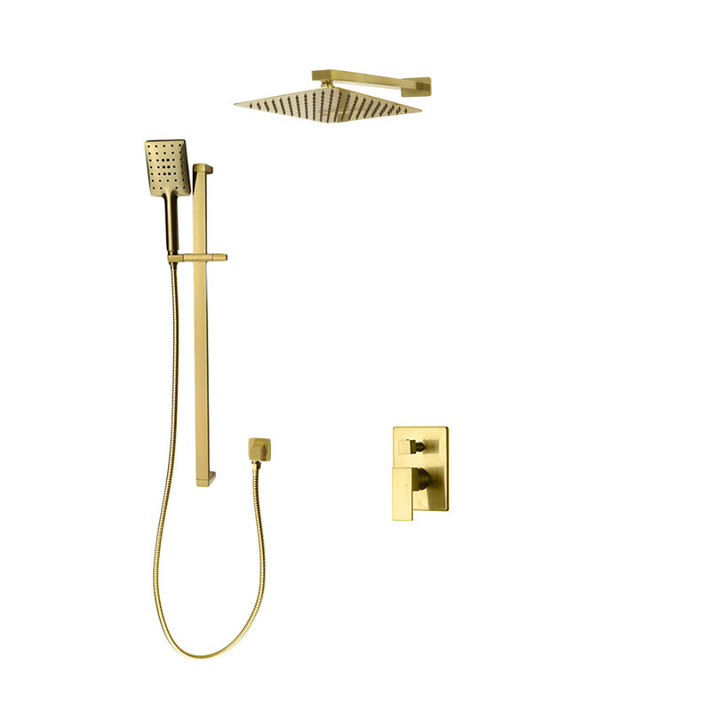 Madison with Rough in-Valve, Brushed Gold