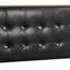 Grand lit contemporain noir élégant