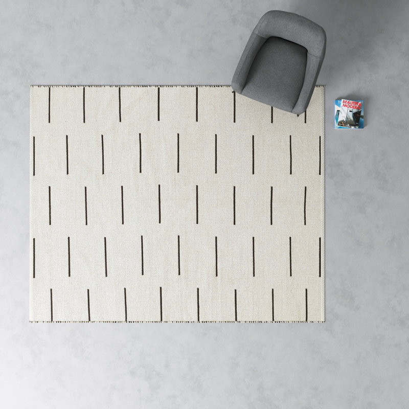 Malmo Geometric Indoor / Outdoor Rug, Rectangle 3'6" x 5'6"