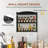 3-Tier Adjustable Wall Mount Spice Rack, Black