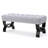 Beene Upholstered Tufted Bench with Birch Wood Legs-81348163