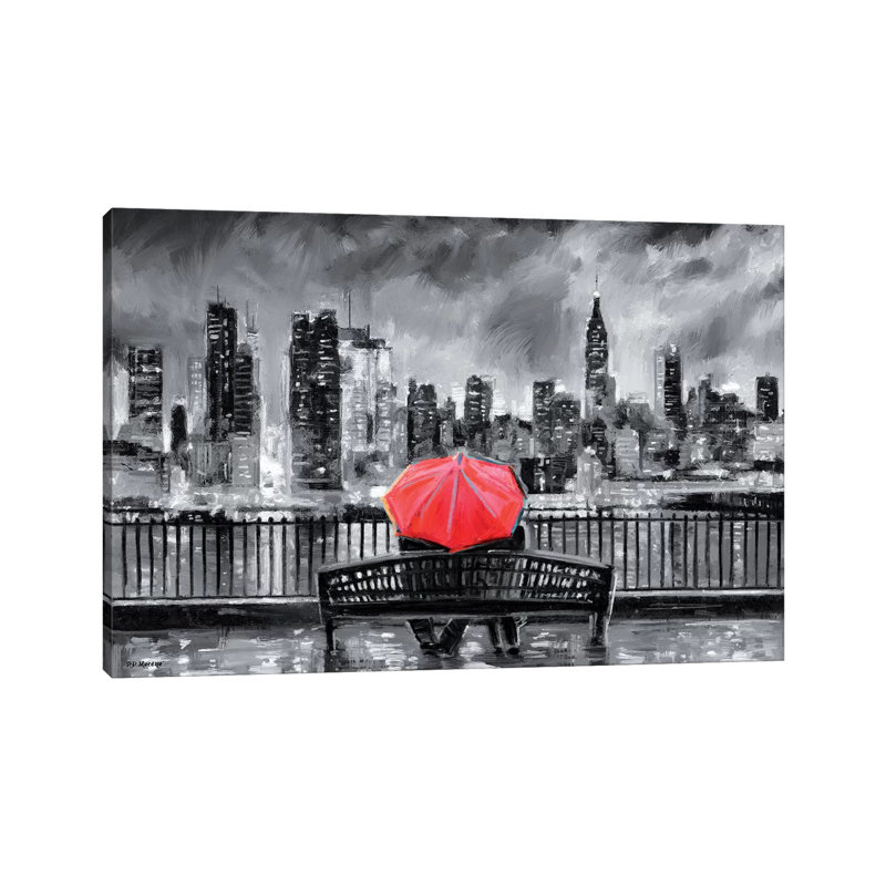 NY In Love - Wrapped Canvas Painting, 101.6 cm H x 66.04 cm W x 1.91 cm D, Open Frame/Gallery Wrapped