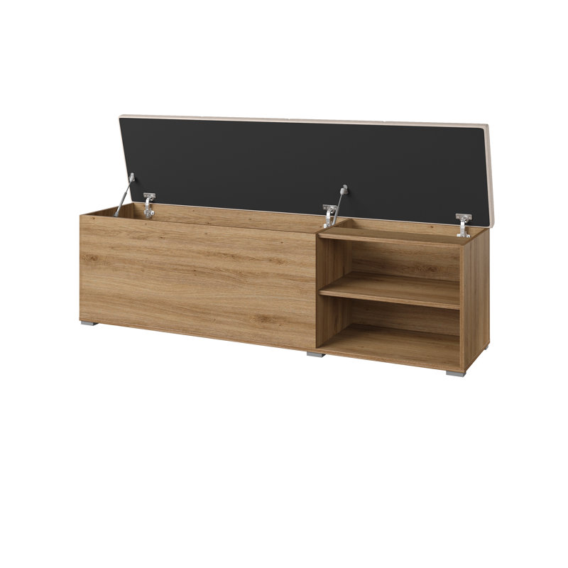 Parmveer Velvet Upholstered Storage Bench