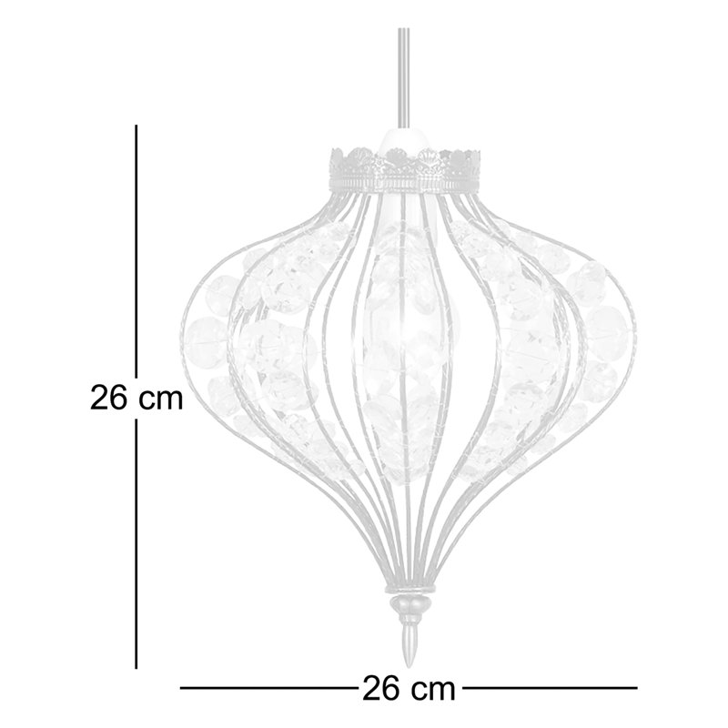 Mirabella 1 - Light Antique Brass Geometric Pendant