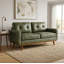 Causeuse 2 places 65 pouces, minimaliste et moderne en tissu de polyester respirant avec pieds robustes en bois massif de 65 pouces, vert olive-2079718843